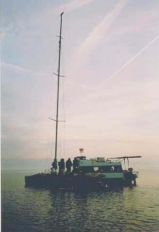 Refloating sailboat prototype Exo-7